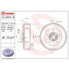 Brzdový bubon BREMBO 14.C016.10 Brzdový bubon BREMBO 14.C016.10