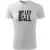 Volleyball nápis - Pánske tričko Fantasy športové - XL ( Biela ) Volleyball nápis - Pánske tričko Fantasy športové - XL ( Biela )