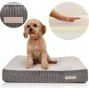 Ortopedický Pelech pre psa Premium DOTTY , lôžko s pamäťovou úpravou, sivý Ortopedický Pelech pre psa Premium DOTTY , lôžko s pamäťovou úpravou, sivý