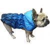Zimná bunda pre psa so chlpatou kapucňou, modrá, veľkosť L Zimná bunda pre psa so chlpatou kapucňou, modrá, veľkosť L