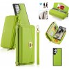 Multifunkčné peňaženkové puzdro Crossbody na Samsung Galaxy S24 Ultra 5G - Zelená Multifunkčné peňaženkové puzdro Crossbody na Samsung Galaxy S24 Ultra 5G - Zelená