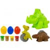 LEAN Toys 8523 Plastelínové dinosaury - vajcia a formy, 12 kusov, 4 farby LEAN Toys 8523 Plastelínové dinosaury - vajcia a formy, 12 kusov, 4 farby