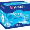 VERBATIM CD-R(10-Pack)Jewel/EP/DL/40x/90min/800MB VERBATIM CD-R(10-Pack)Jewel/EP/DL/40x/90min/800MB