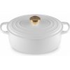 Kastról SIGNATURE 29 cm, 4,7 l, oválny, WHITE, liatina, Le Creuset Kastról SIGNATURE 29 cm, 4,7 l, oválny, WHITE, liatina, Le Creuset