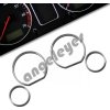 BMW E36 chrómové krúžky na tachometer BMW E36 chrómové krúžky na tachometer