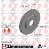 Brzdový kotúč ZIMMERMANN 200.2538.20 Brzdový kotúč ZIMMERMANN 200.2538.20