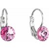 Náušnice bižutérie s krištáľmi Preciosa ružové okrúhle 51031.3 Rose Náušnice bižutérie s krištáľmi Preciosa ružové okrúhle 51031.3 Rose