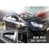 Deflektory na Kia Rio Htb 2011-2017 (+zadné) Deflektory na Kia Rio Htb 2011-2017 (+zadné)