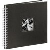 Hama album klasický špirálový FINE ART 28x24 cm, 50 strán, čierna, biele listy - HAMA 1961 Hama album klasický špirálový FINE ART 28x24 cm, 50 strán, čierna, biele listy - HAMA 1961