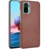 Kožený kryt Crocodile na Xiaomi Redmi Note 10/10S - Hnedá Kožený kryt Crocodile na Xiaomi Redmi Note 10/10S - Hnedá