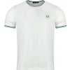 Fred Perry Polokošele s krátkym rukávom TWIN TIPPED T-SHIRT Biela Fred Perry Polokošele s krátkym rukávom TWIN TIPPED T-SHIRT Biela