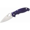 Spyderco C101GPDBL2 Manix 2 Plain Dark Blue vreckový nôž 8,6 cm, tmavomodrá, G10 Spyderco C101GPDBL2 Manix 2 Plain Dark Blue vreckový nôž 8,6 cm, tmavomodrá, G10