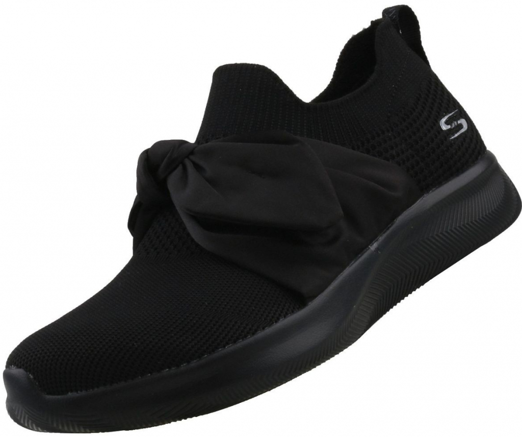 Skechers BOBS dámske tenisky Squad 2 BOW BEAUTY black