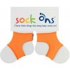 Kikko Sock Ons elastický návlek na ponožky Classic White Orange