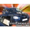 Deflektory na Toyota Avensis Combi 2003-2009 (+zadné) Deflektory na Toyota Avensis Combi 2003-2009 (+zadné)