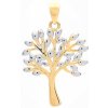 Šperk Holíč Kombinovaný prívesok zo zlata strom života ZPV281