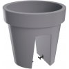 PROSPERPLAST Kvetináč na zábradlie LOFLY RAILING sivý kameň 24,5cm PROSPERPLAST Kvetináč na zábradlie LOFLY RAILING sivý kameň 24,5cm