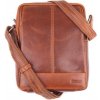 SEGALI Pánska kožená taška cez rameno SG-2171 koňak SEGALI Pánska kožená taška cez rameno SG-2171 koňak