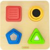 Drevený senzorický tvarový sorter MASTERKIDZ Montessori Drevený senzorický tvarový sorter MASTERKIDZ Montessori