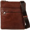 Segali pánska kožená crossbody taška 343 Cognac