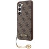 Púzdro Guess 4G Charms Samsung Galaxy S23 hnedé