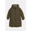 BUNDA WOOLRICH MATT STRETCH LONG PUFFER PARKA DARK GREEN BUNDA WOOLRICH MATT STRETCH LONG PUFFER PARKA DARK GREEN