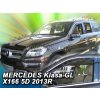 Deflektory na Mercedes Class GL X166, 5-dverová, r.v.: 2013 - Deflektory na Mercedes Class GL X166, 5-dverová, r.v.: 2013 -