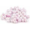 Plastové korálky s mermaid efektom Ø10 mm - ružová najsv. (500 g) Plastové korálky s mermaid efektom Ø10 mm - ružová najsv. (500 g)