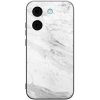 Picasee silikonový černý obal pro Xiaomi Poco X8 Pro - White marble Picasee silikonový černý obal pro Xiaomi Poco X8 Pro - White marble