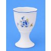 Český porcelán Dubí kalíšok na vajcia bez podstavca nezábudky 7,5 cm