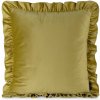 Takoy PREMIUM Obliečka na vankúš BRENDA z aksamitového zamatu zdobená na okrajoch volánikmi-HF-452179 | 60 x 60 cm Takoy PREMIUM Obliečka na vankúš BRENDA z aksamitového zamatu zdobená na okrajoch volánikmi-HF-452179 | 60 x 60 cm