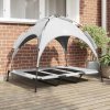 VidaXL pelech pre psa sivé 122 cm x 93 cm VidaXL pelech pre psa sivé 122 cm x 93 cm