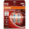 OSRAM H3 12V 55W PK22s NIGHT BREAKER® LASER +150% 2ks OSRAM H3 12V 55W PK22s NIGHT BREAKER® LASER +150% 2ks