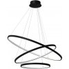 Milagro | LED Luster na lanku HOOP LED/93W/230V pr. 80 cm 4000K čierna | MI2653 Milagro | LED Luster na lanku HOOP LED/93W/230V pr. 80 cm 4000K čierna | MI2653