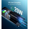 ChoeTech PD 20W Type-C Wall Charger Black Q5004-BK ChoeTech PD 20W Type-C Wall Charger Black Q5004-BK