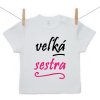 Boodyy Tričko s krátkym rukávom Veľká sestra 74 (6-9 mesiacov) Boodyy Tričko s krátkym rukávom Veľká sestra 74 (6-9 mesiacov)