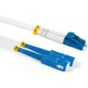 Optický patchcord SC/PC - LC/PC 20m 3mm, duplex, SM, G657A2 Optický patchcord SC/PC - LC/PC 20m 3mm, duplex, SM, G657A2