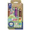 Farebné ceruzky, sada, dvojfarebné, so strúhadlom, STAEDTLER Noris junior 140, 6 rôznych farieb Farebné ceruzky, sada, dvojfarebné, so strúhadlom, STAEDTLER Noris junior 140, 6 rôznych farieb