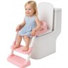 Detské schodíky 03 s nástavcom na WC ružové Detské schodíky 03 s nástavcom na WC ružové