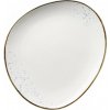 Mäser Oválný tanier Pintar White modré tečky 29 x26 cm, L