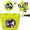 SADA MICKEY KOŠÍK VETERNÍK ZVONČEK NA RIADIDLÁ PRE DETI BICYKEL SADA MICKEY KOŠÍK VETERNÍK ZVONČEK NA RIADIDLÁ PRE DETI BICYKEL