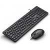 Klávesnice C-TECH KBM-105, drátový combo set s myší, USB, CZ/SK Klávesnice C-TECH KBM-105, drátový combo set s myší, USB, CZ/SK
