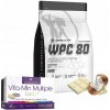 Proteínový koncentrát - WPC Herkules prášok 900 g, príchuť biela čokoláda - kokos Proteínový koncentrát - WPC Herkules prášok 900 g, príchuť biela čokoláda - kokos