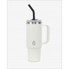 Runbott Latt Termohrnček s rúčkou a slamkou – 800 ml, Krémový Runbott Latt Termohrnček s rúčkou a slamkou – 800 ml, Krémový