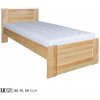 Drewmax Dřevěná postel 90x200 LK121 (Barva dřeva: Borovice) Drewmax Dřevěná postel 90x200 LK121 (Barva dřeva: Borovice)