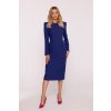 Stylove koktejlové šaty klasického strihu midi veľkosti XXL Stylove koktejlové šaty klasického strihu midi veľkosti XXL