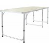 Verk 14470 Skladací kempingový stôl 180 x 60 cm béžový Verk 14470 Skladací kempingový stôl 180 x 60 cm béžový