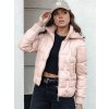 Dámska krátka prešívaná bunda s kapucňou FASHWARM Dstreet TY4637 Farba: Ružová, Veľkosť: XXL Dámska krátka prešívaná bunda s kapucňou FASHWARM Dstreet TY4637 Farba: Ružová, Veľkosť: XXL