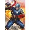 Plagát Marvel Captain America: Under Fire (61 x 91,5 cm) 150 g