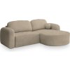 Rohová rozkladacia sedačka Amilia Q - béžová Strana: Pravá Rohová rozkladacia sedačka Amilia Q - béžová Strana: Pravá